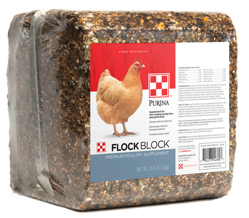Flock Block  Purina 25lbs
