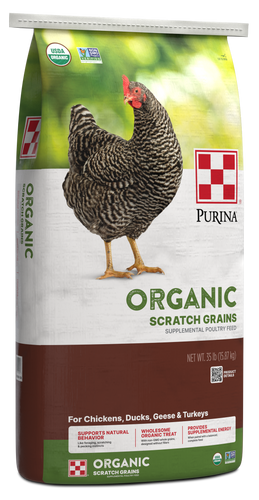 Organic Scratch Grains 35lb Purina