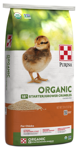 Organic Chick Starter/Grower 35lbs Purina
