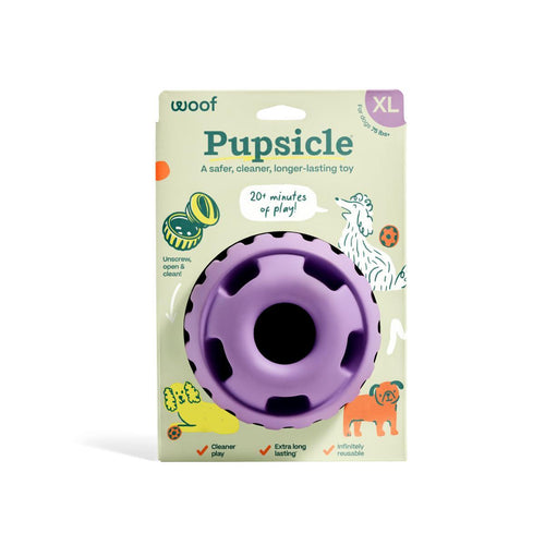 Woof Pupsicle Toy - Lavender- Extra large 75lbs+