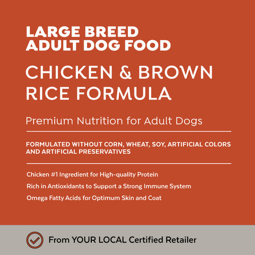 Exclusive Adult-Chicken & Brown Rice- Dog Formula 15lbs
