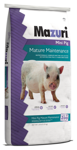 Mazuri Mini Pig Mature Maintenance 25lb