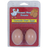 HAPPY HEN CERAMIC NEST EGGS (2 PK BROWN)