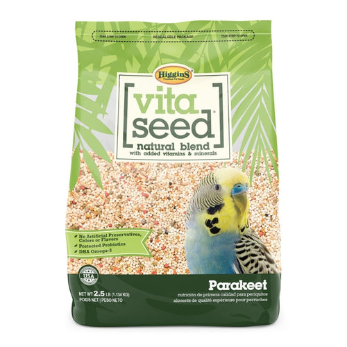 Higgins Vita Seed Natural Blend Parakeet (2.5 LB)