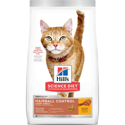 Hill's® Science Diet® Adult Hairball Control Light Cat Food (7-lb)