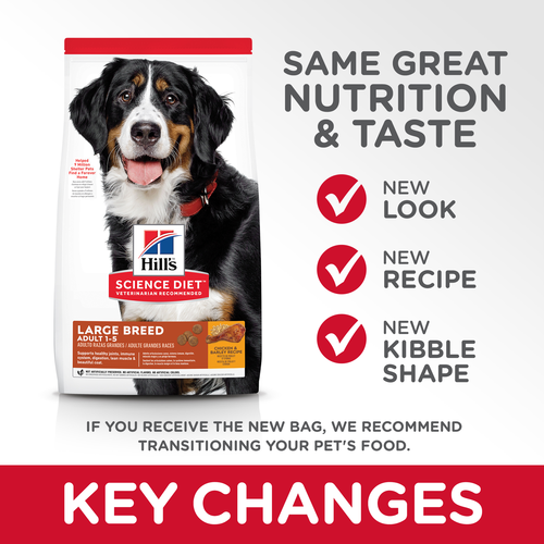 Hill's® Science Diet® Adult Large Breed Chicken & Barley Recipe Dog Food (15 lb)