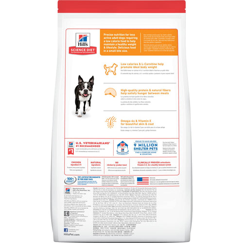 Hill's® Science Diet® Adult Light Small Bites dog food (17.5 lb)