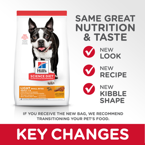 Hill's® Science Diet® Adult Light Small Bites dog food (17.5 lb)