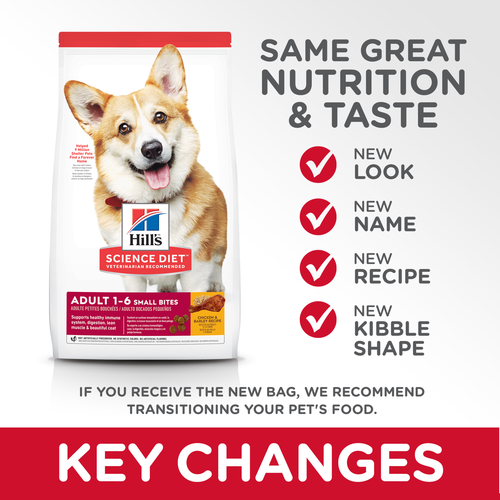 Hill's® Science Diet® Adult Small Bites Chicken & Barley Recipe Dog Food (35 lb)