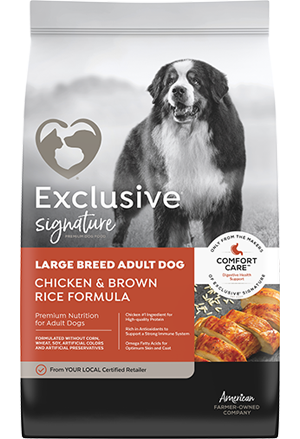 Exclusive Large Breed Adult Dog Formula 30lbs