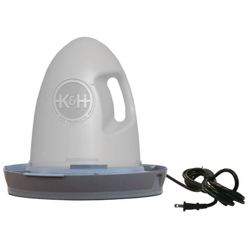 K&H THERMO POULTRY WATERER (2.5 GALLON / GRAY)