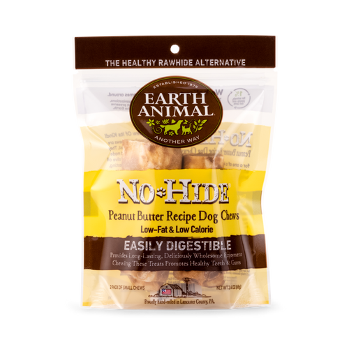 Earth Animal Peanut Butter No-Hide® Wholesome Chew (2 Pack - Small)