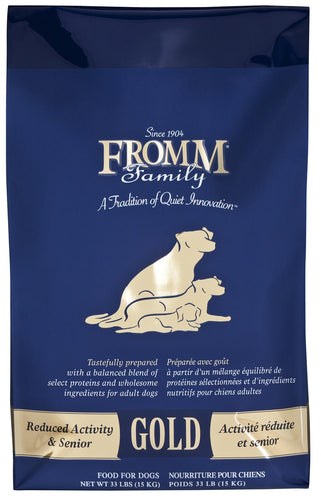 Fromm Reduced Activity & Senior Gold Dog Food (33 lbs)