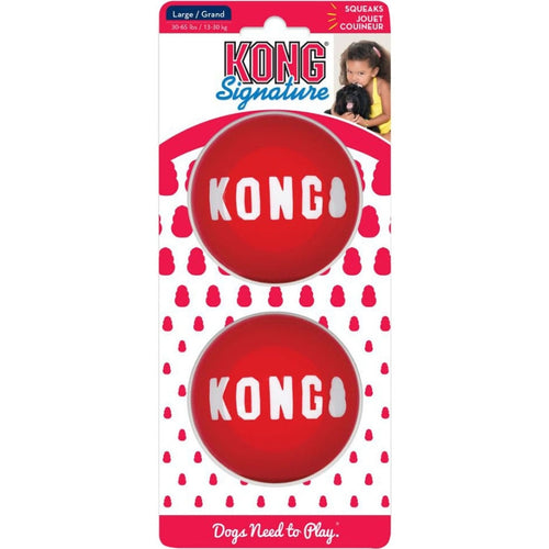 KONG SIGNATURE BALL (LG / RED)