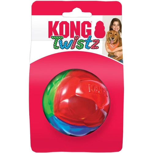 KONG TWISTZ BALL (SM / MULTI)