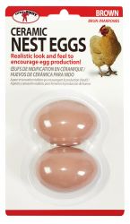 Little Giant Ceramic Nest Eggs (Brown)