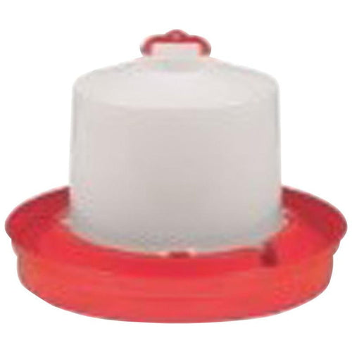 LITTLE GIANT DEEP BASE POULTRY WATERER (1 GAL / RED)