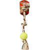 MAMMOTH KNOT TUG W/TENNIS BALL (20 IN / MULTI)