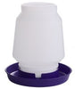 Miller Screw-On Poultry Waterer Base Gallon Size (Red)