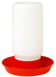 Miller Plastic Screw-On Poultry Waterer Jar (1 Gal)