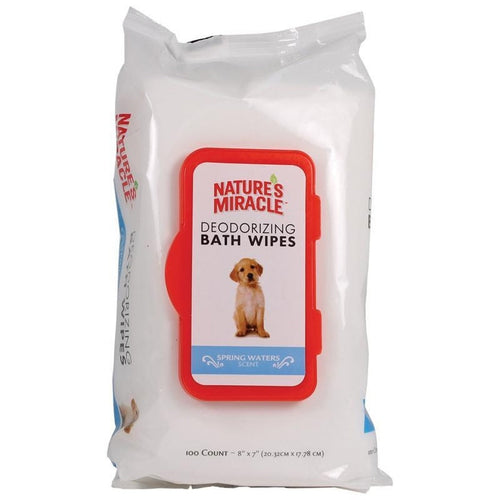 Nature’s Miracle® Deodorizing Bath Wipes (100 CT SPRING WATERS)