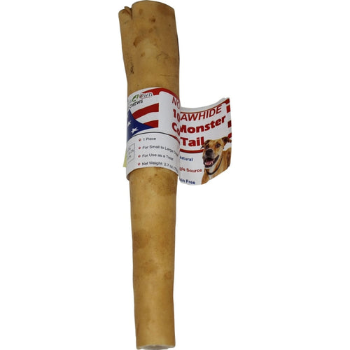 Nature's Own USA Not-Rawhide Monster Cow Tail Chew Treat (10 inch)