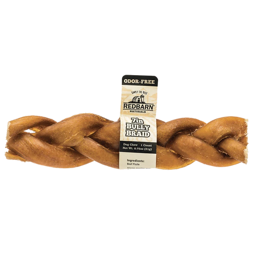 Redbarn Odor-Free Braided Bully Stick (7')