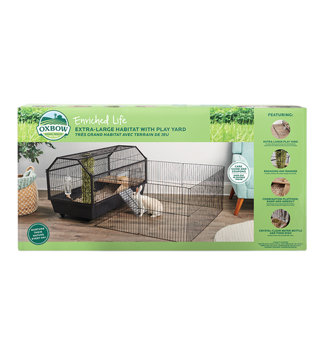 Oxbow Enriched Life Habitat with Play Yard (XL)