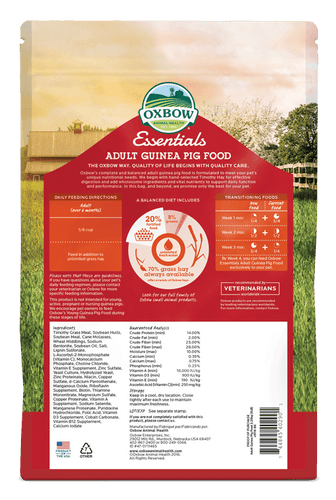 Oxbow Essentials - Adult Guinea Pig Food (10 lbs)
