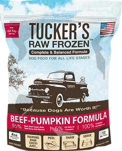 Tucker's Beef-Pumpkin Complete and Balanced Raw Diets for Dogs (3-lb)