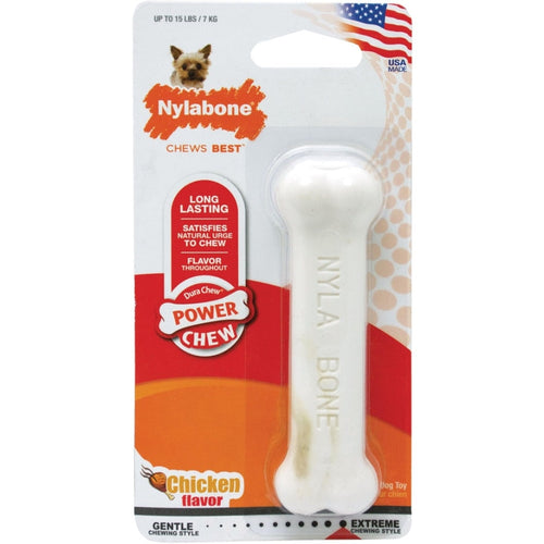 Nylabone Power Chew Durable Dog Toy Chicken (X-Small/Petite)