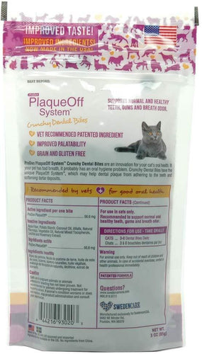 Proden PlaqueOff System Dental Bites Crunchy Cat Treats