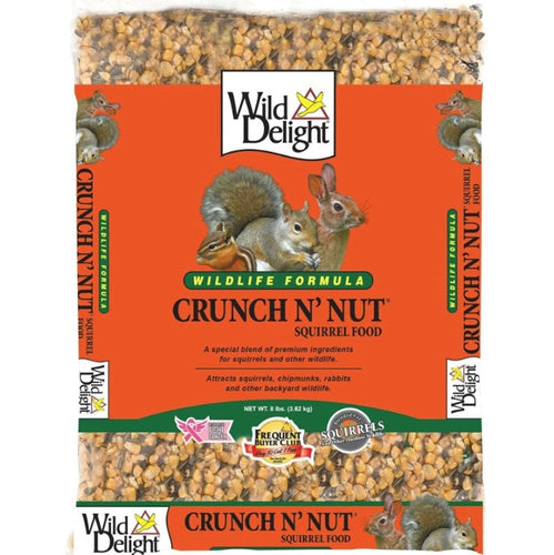 WILD DELIGHT CRUNCH N' NUT SQUIRREL FOOD (8 lbs)