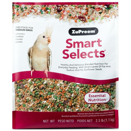 SMART SELECTS COCKATIELS & LOVEBIRDS (2.5 LB)