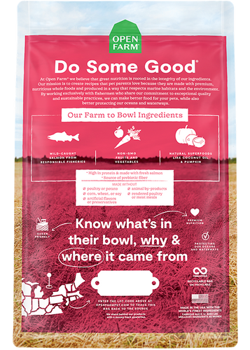 Open Farm Wild-Caught Salmon Grain-Free Dry Dog Food (24-lbs)