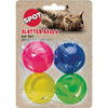 SPOT SLOTTED BALLS (1.5 IN-4 PK / ASSORTED)