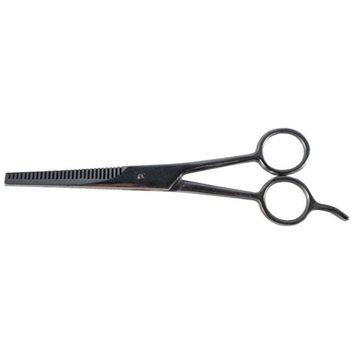 STAINLESS STEEL THINNING SCISSORS FOR HORSES (7.5 INCH / SILVER)