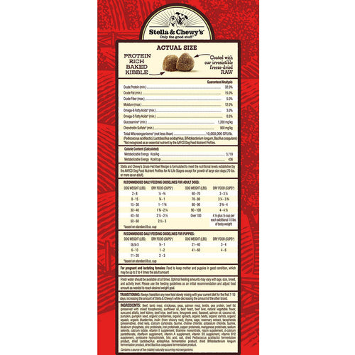 Stella & Chewy's Grass-Fed Beef Raw Coated Kibble (10 lb)