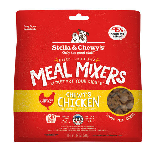Stella & Chewy's Freeze Dried Raw Chewy's Chicken Meal Mixers Dog Food Topper (18-oz)
