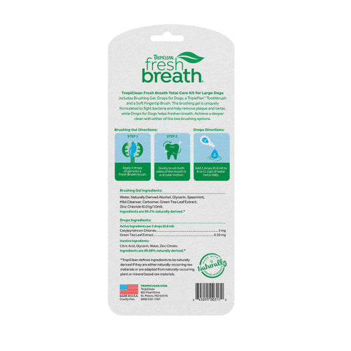 TropiClean Fresh Breath Total Care Kit (Large Dogs)