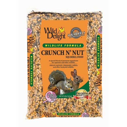 WILD DELIGHT CRUNCH N' NUT SQUIRREL FOOD (8 lbs)