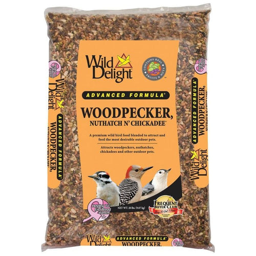 WILD DELIGHT WOODPECKER, NUTHATCH N CHICKADEE FOOD (20 lb)
