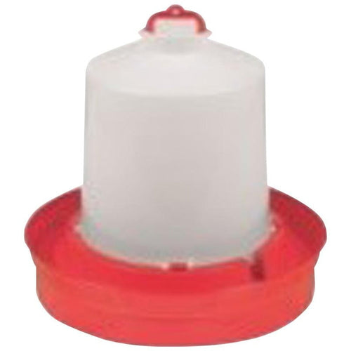 LITTLE GIANT DEEP BASE POULTRY WATERER (2 GAL / RED)