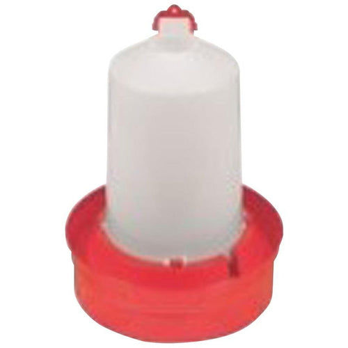 LITTLE GIANT DEEP BASE POULTRY WATERER (3 GAL / RED)