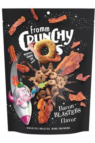 Fromm Crunchy O's Bacon Blasters Dog Treats (26-oz)
