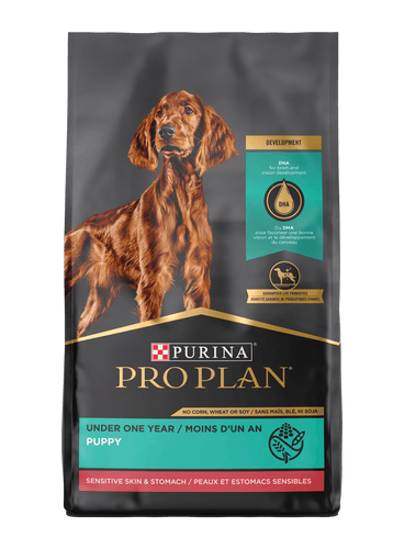 Purina Pro Plan Puppy Sensitive Skin & Stomach Lamb & Oat Meal Formula Dry Dog Food (24 lb bag)
