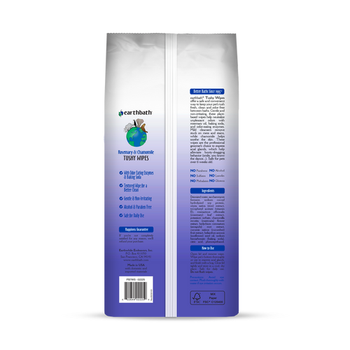 Earthbath Tushy Wipes (30 ct)