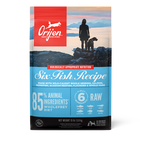ORIJEN Six Fish Recipe Dog Food (13-lb)