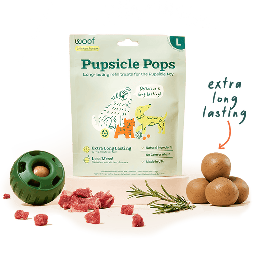 Woof Pupsicle Pops Dog Treats (Small Chicken)