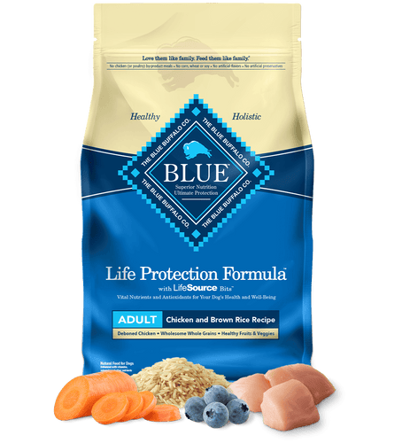 Blue Buffalo Life Protection Natural Chicken & Brown Rice Recipe Adult Dry Dog Food (15-lb)